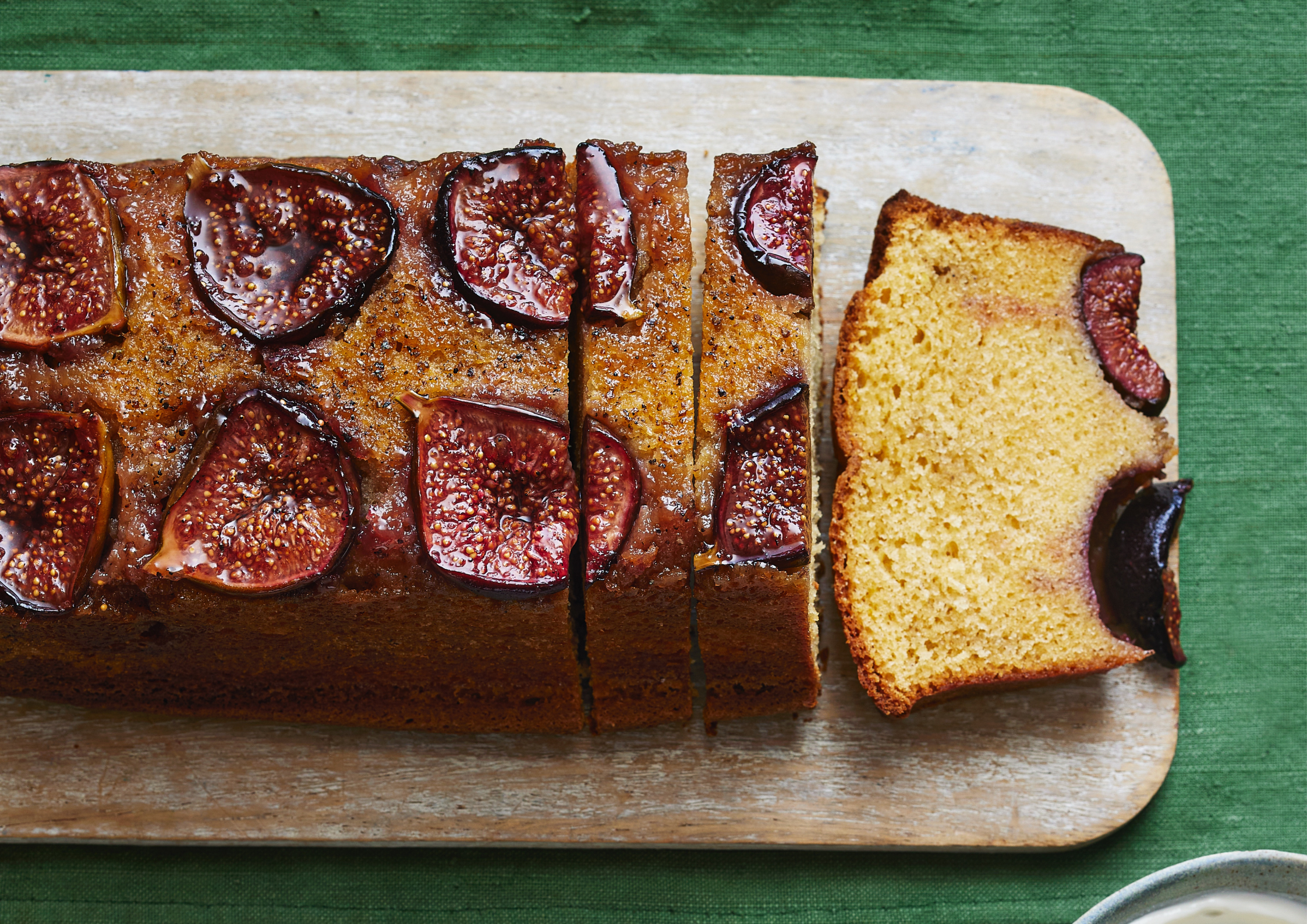 Fig & cardamom loaf cake