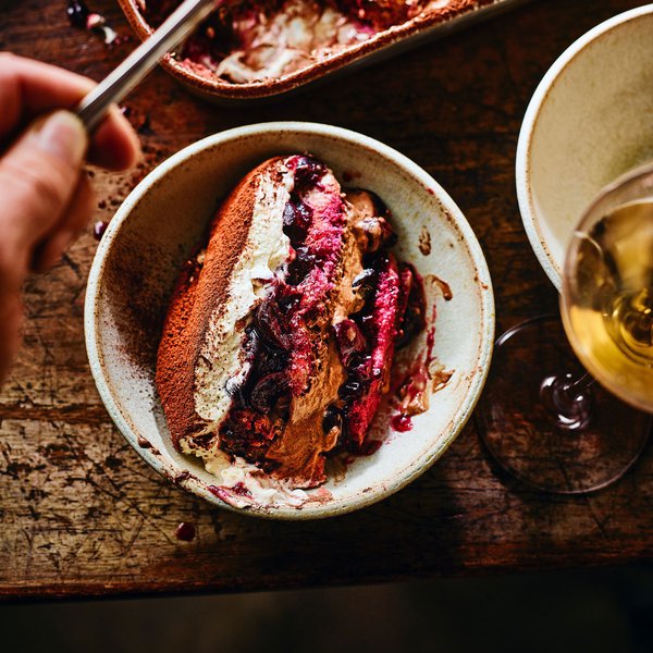 Black Forest tiramisu
