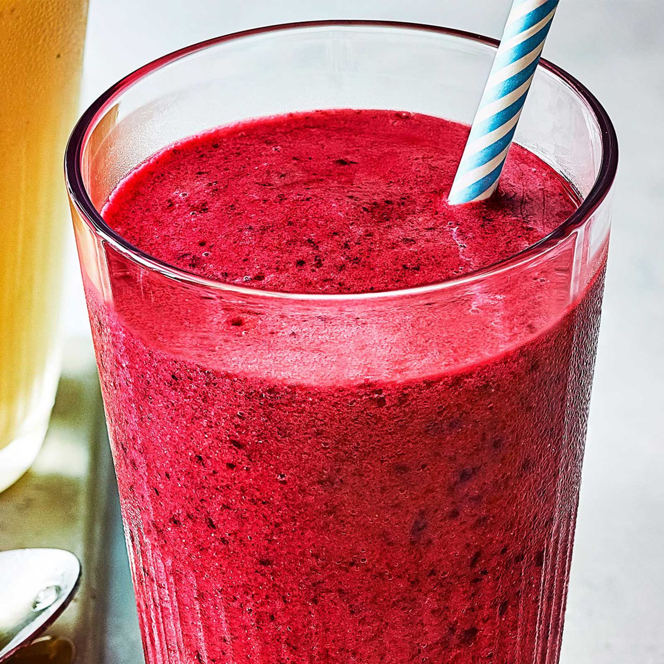 Make a smoothie with kefir to boost your probiotic intake