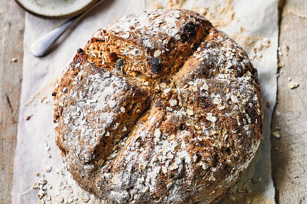Fig & rosemary soda bread recipe Waitrose UAE & Partners