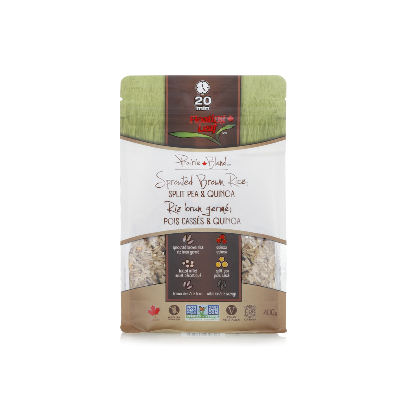 Floating Leaf brown rice and quinoa 400g - Waitrose UAE & Partners