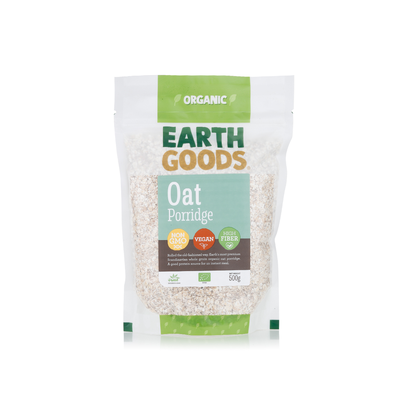 Earth Goods organic vegan oat porridge 500g - Waitrose UAE & Partners