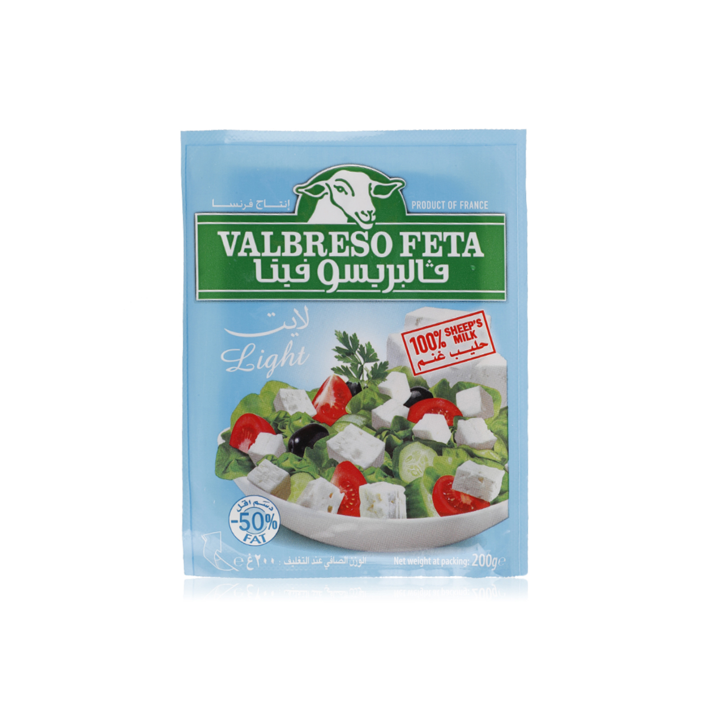 Valbreso light feta cheese 200g Waitrose UAE & Partners