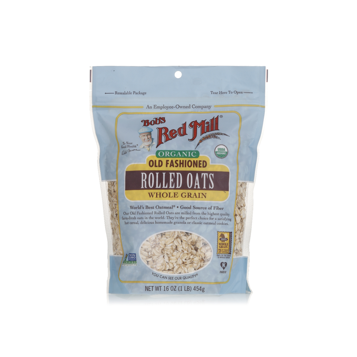 Bob's Red Mill old fashioned organic rolled oats 454g - Waitrose UAE ...