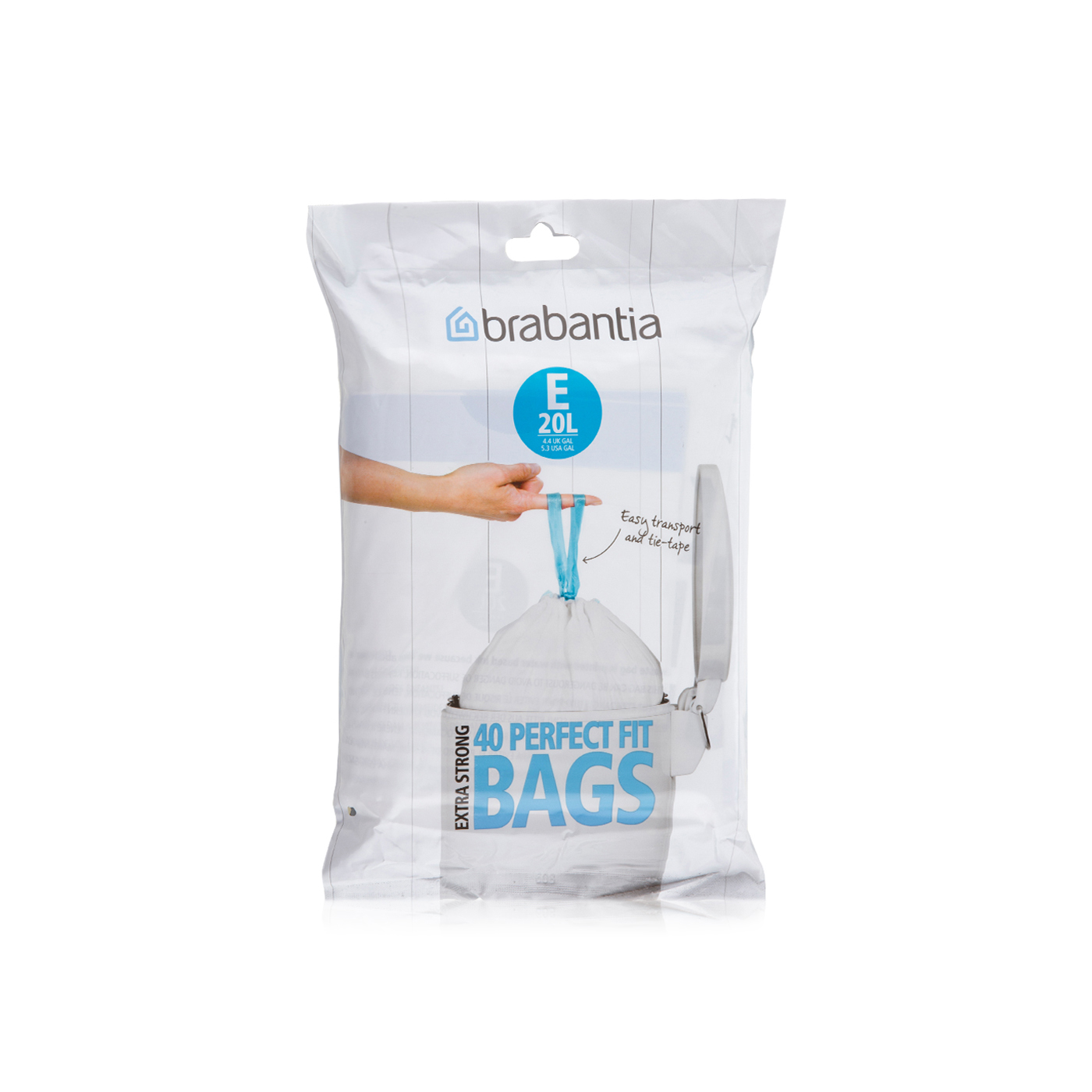 Brabantia size E dispenser bin liners 20ltr x40 Waitrose UAE & Partners