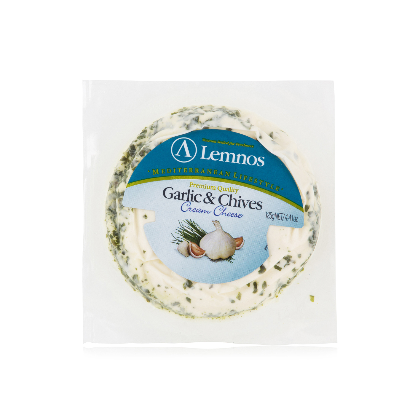 Lemnos garlic and chives cheese 125g Waitrose UAE & Partners