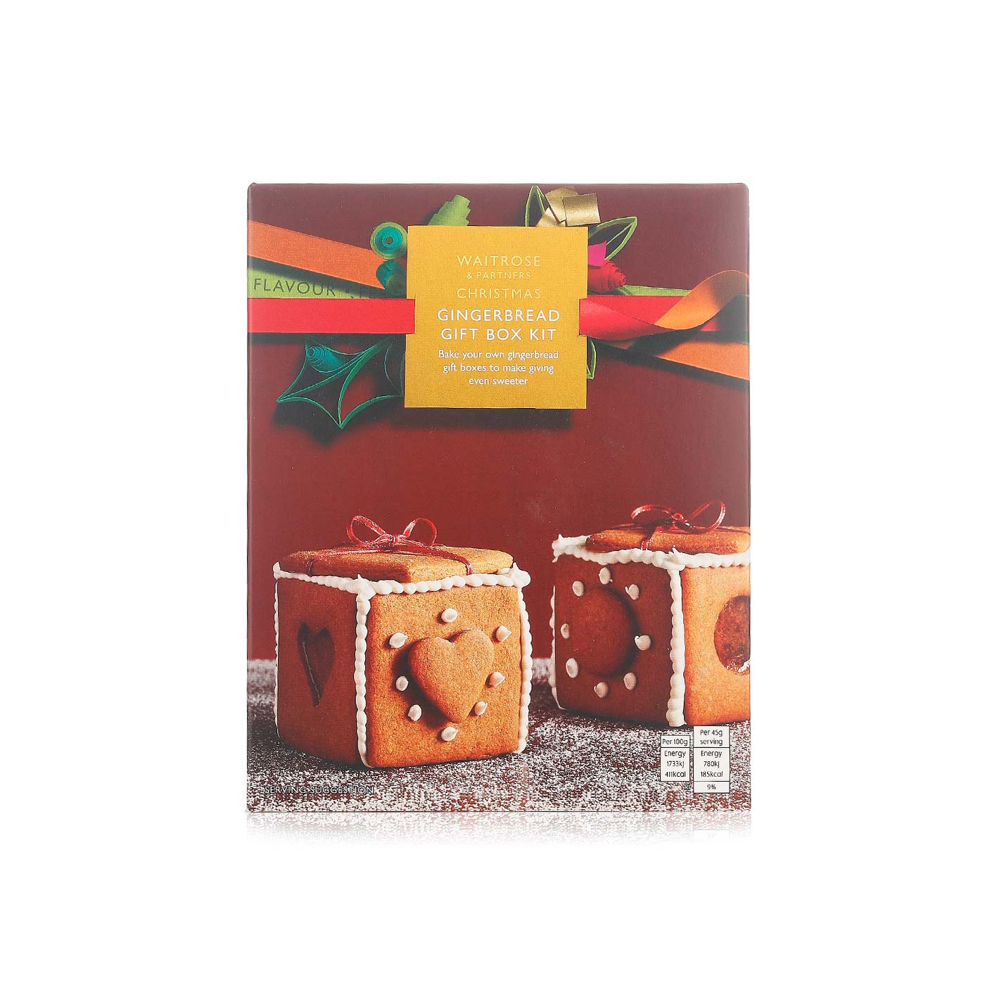 Waitrose gingerbread gift boxes kit 394g Waitrose UAE & Partners