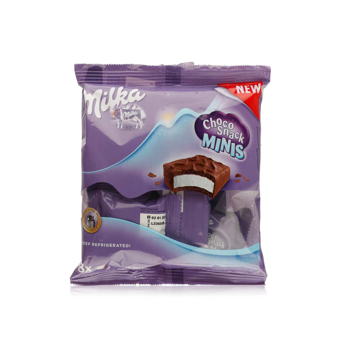 Milka choco snack minis 8x16g - Waitrose UAE & Partners