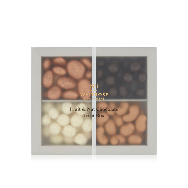 Waitrose No.1 chocolate coated fruit & nuts treat box 275g Waitrose