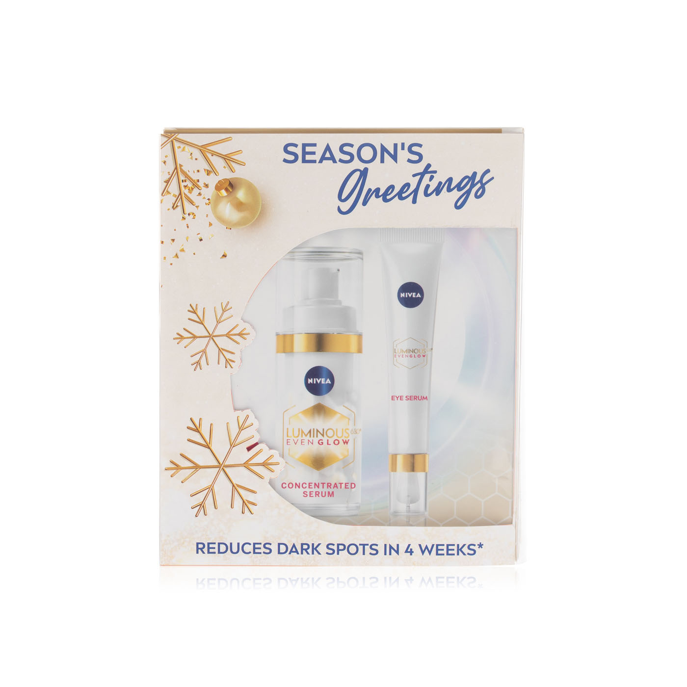 Nivea luminous face and eye serum gift set Waitrose UAE & Partners