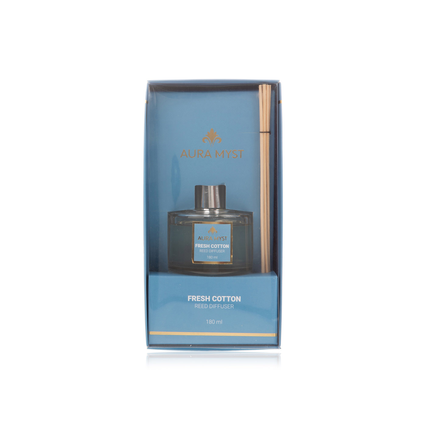 Aura Myst reed diffuser fresh cotton 180ml Waitrose UAE & Partners