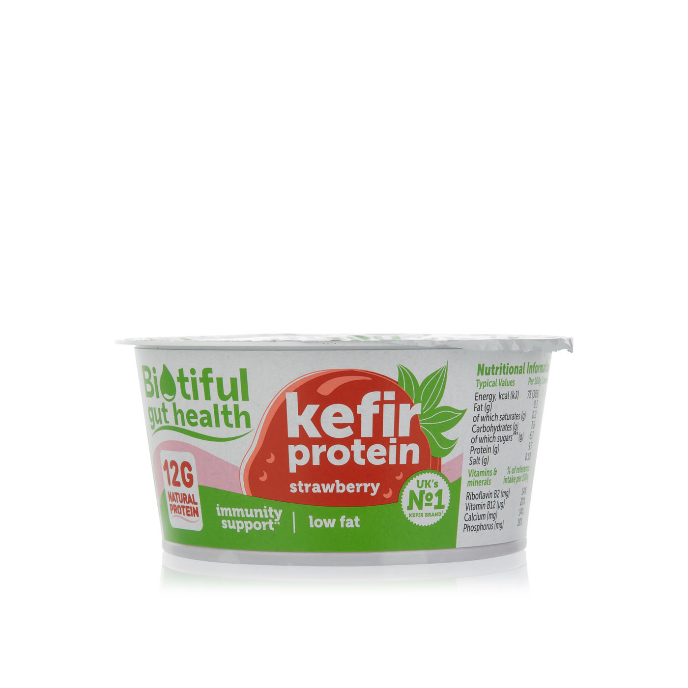 Biotiful protein kefir strawberry 125g Waitrose UAE & Partners