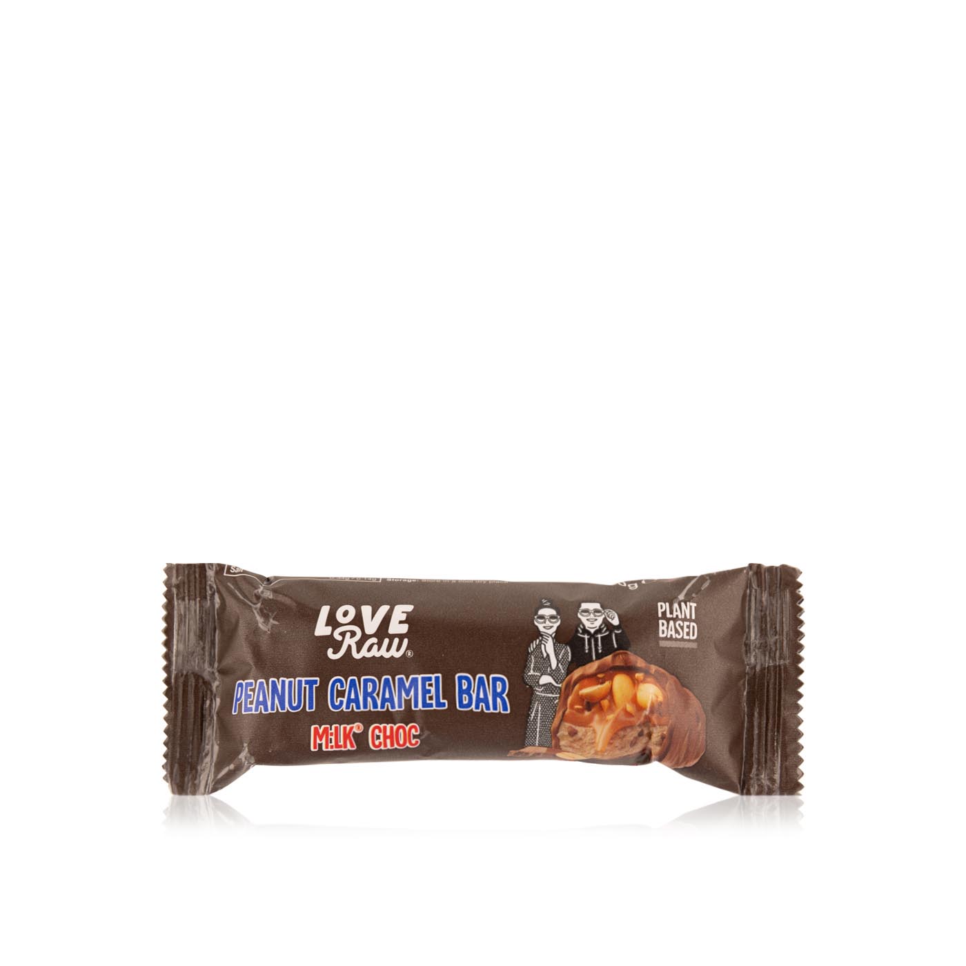 LoveRaw peanut caramel milk chocolate bar 40g Waitrose UAE & Partners
