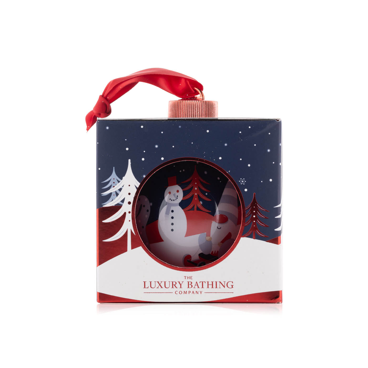 Luxury Bathing Co candy canes, cocoa and vanilla swirl bath soak bauble ...