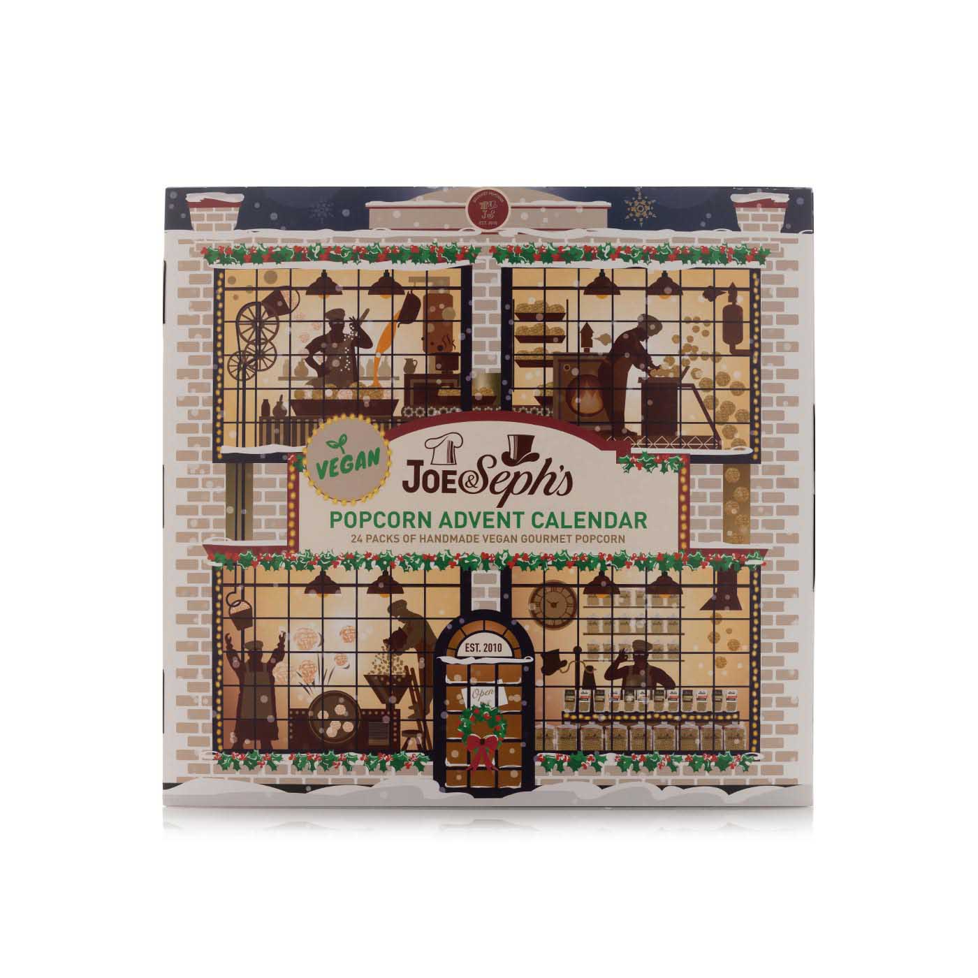 Joe & Seph's vegan popcorn advent calendar 164g - Waitrose UAE & Partners