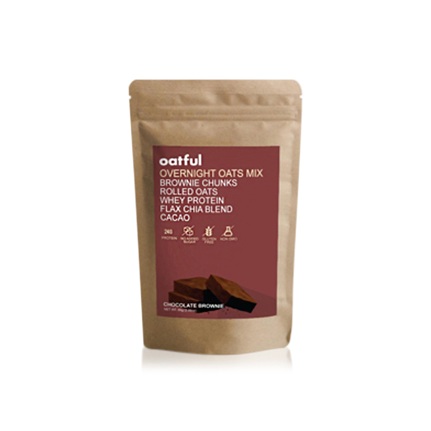 Oatful chocolate brownie protein overnight oats 85g - Waitrose UAE ...