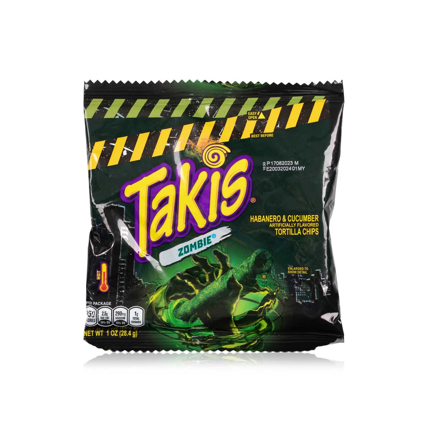 Takis Zombie Habanero And Cucumber Tortilla Chips 28g Waitrose Uae And Partners