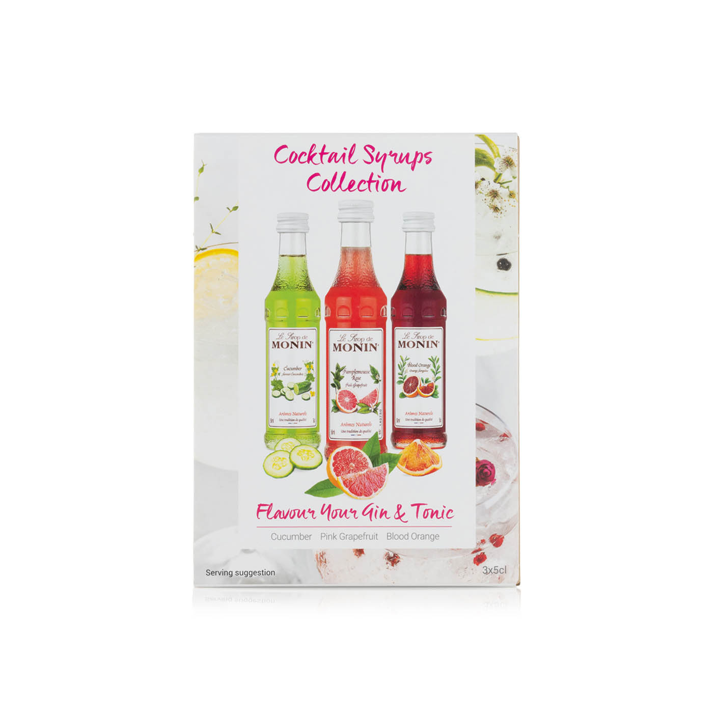 Monin cocktail syrup gift pack 3 x 50ml Waitrose UAE & Partners