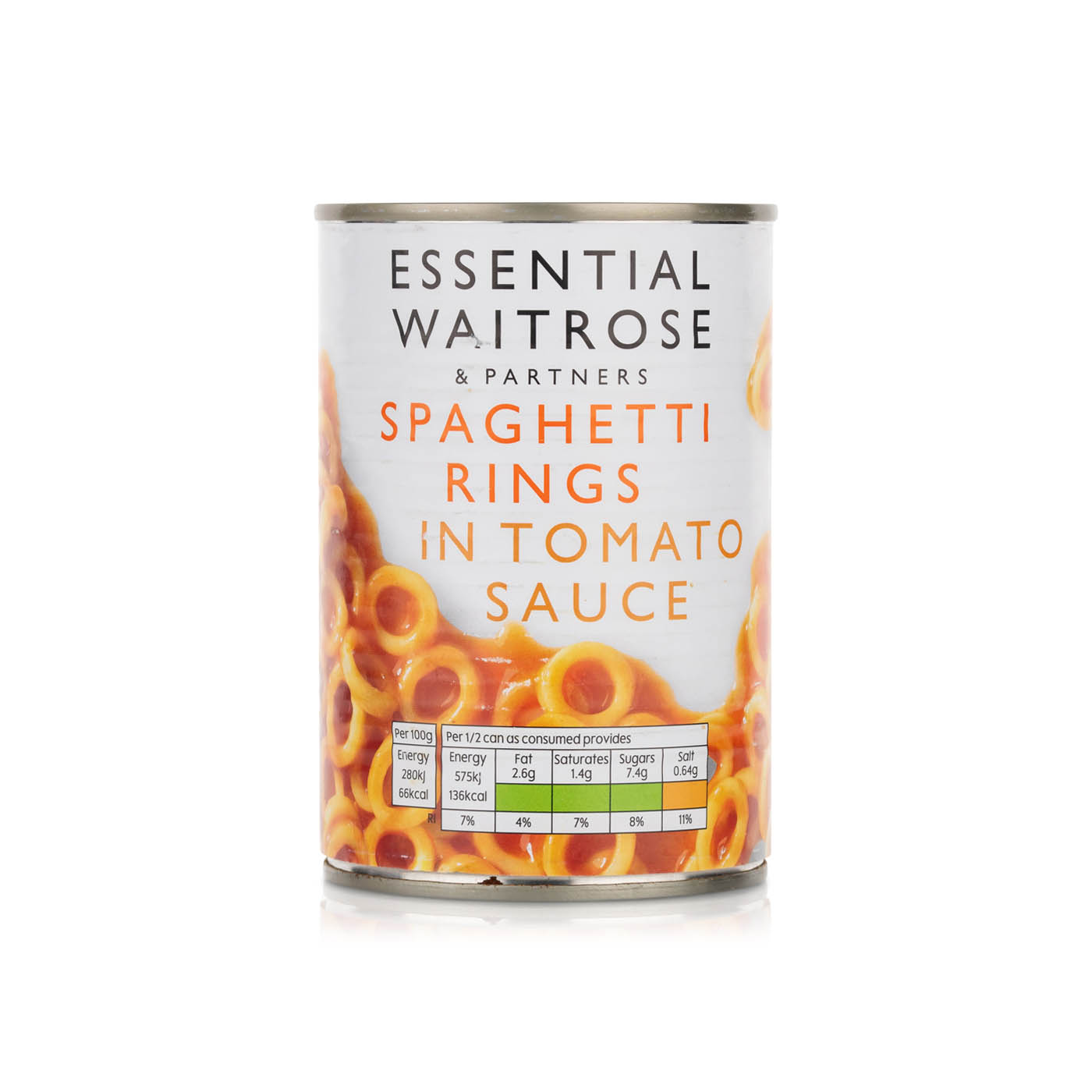 Essential Waitrose spaghetti rings 410g - Waitrose UAE & Partners
