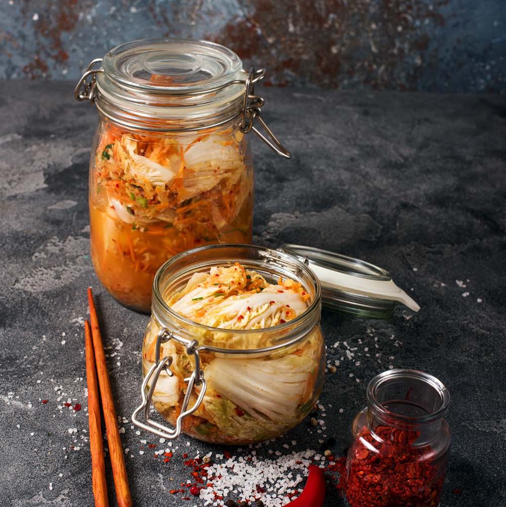 Kimchi gets sourer the more it ferments