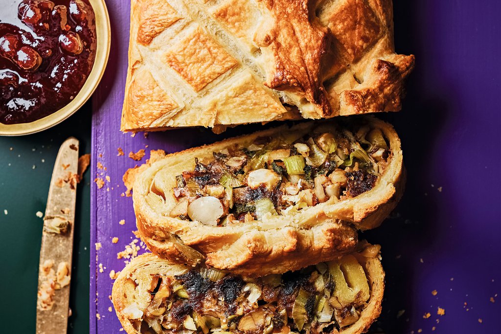 Vegan nut Wellington recipe Waitrose UAE & Partners